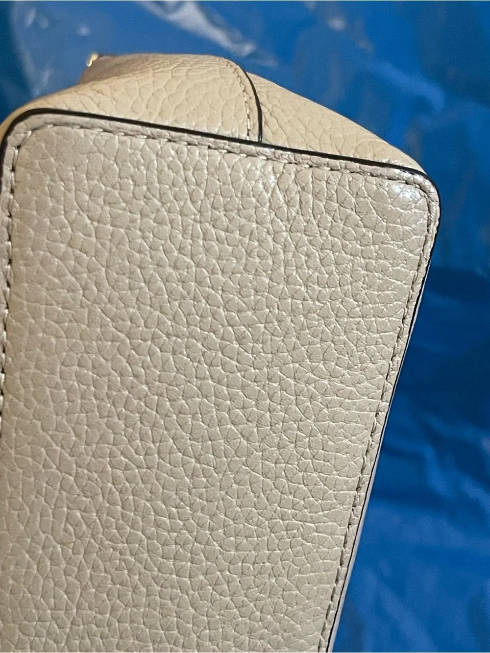 kate spade Pebbled Leather Crossbody Bag in Beige